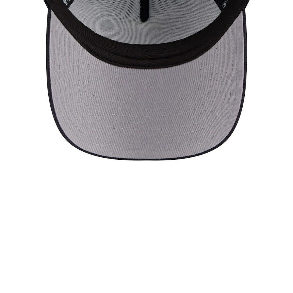 Boston Red Sox Women's Throwback Team Foam Front A-Frame Trucker 9FORTY Adjustable Hat - White/Navy | New Era