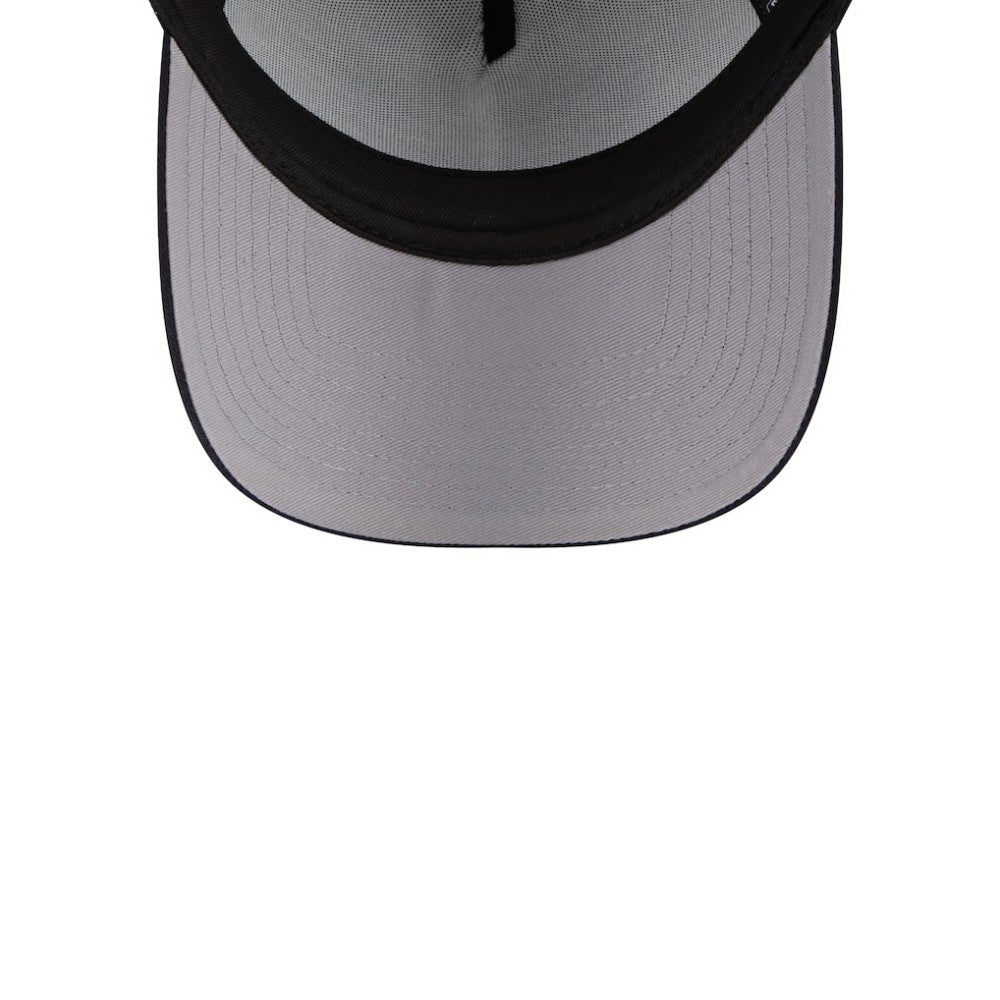 New York Yankees Women's Throwback Team Foam Front A-Frame Trucker 9FORTY Adjustable Hat - White/Navy | New Era