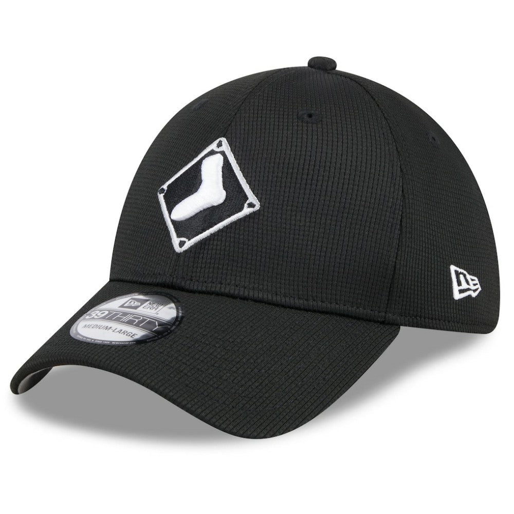Chicago White Sox 2025 Batting Practice 39THIRTY Flex Hat - Black | New Era