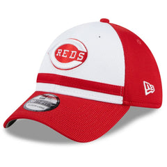 Cincinnati Reds 2025 Batting Practice 39THIRTY Flex Hat - White | New Era