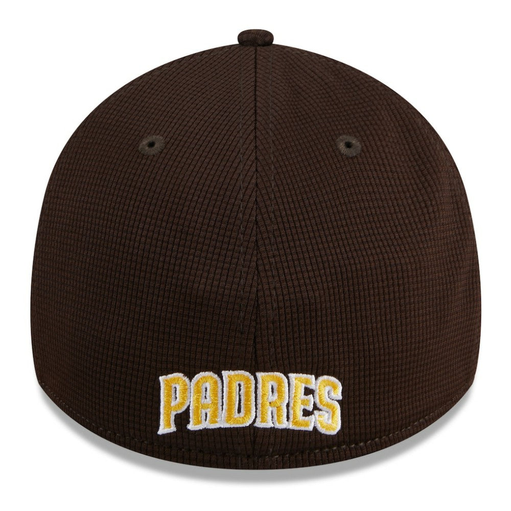 San Diego Padres 2025 Batting Practice 39THIRTY Flex Hat - Brown | New Era