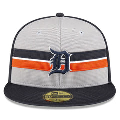Detroit Tigers 2025 Batting Practice 59FIFTY Fitted Hat - Gray | New Era