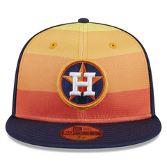 Houston Astros 2025 Batting Practice 59FIFTY Fitted Hat - Orange | New Era