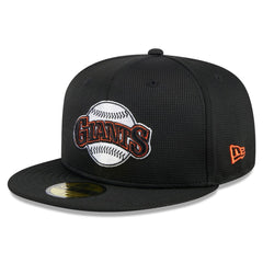 San Francisco Giants 2025 Batting Practice 59FIFTY Fitted Hat - Black | New Era