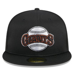 San Francisco Giants 2025 Batting Practice 59FIFTY Fitted Hat - Black | New Era