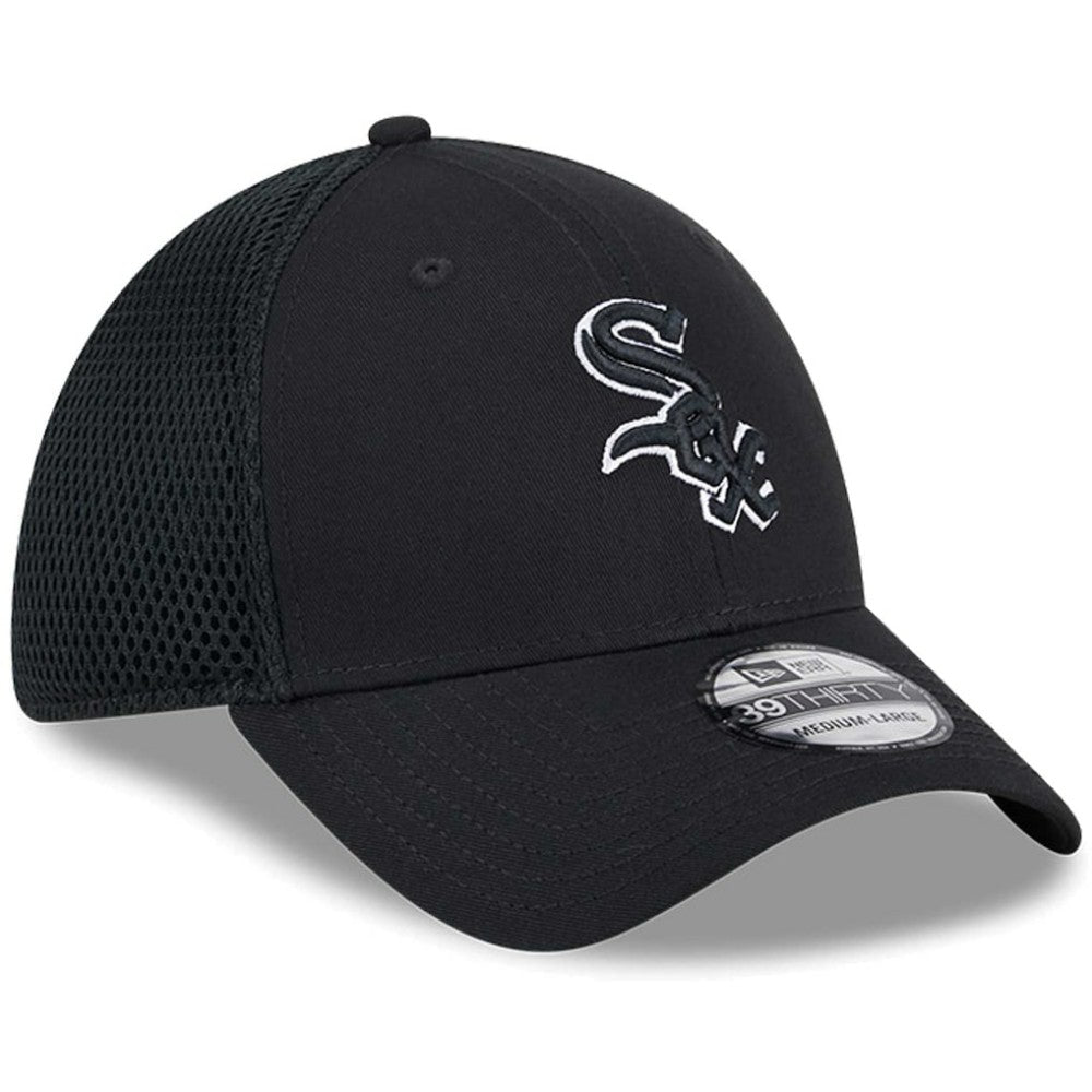 Chicago White Sox Neo 39THIRTY Flex Hat - Black/White | New Era