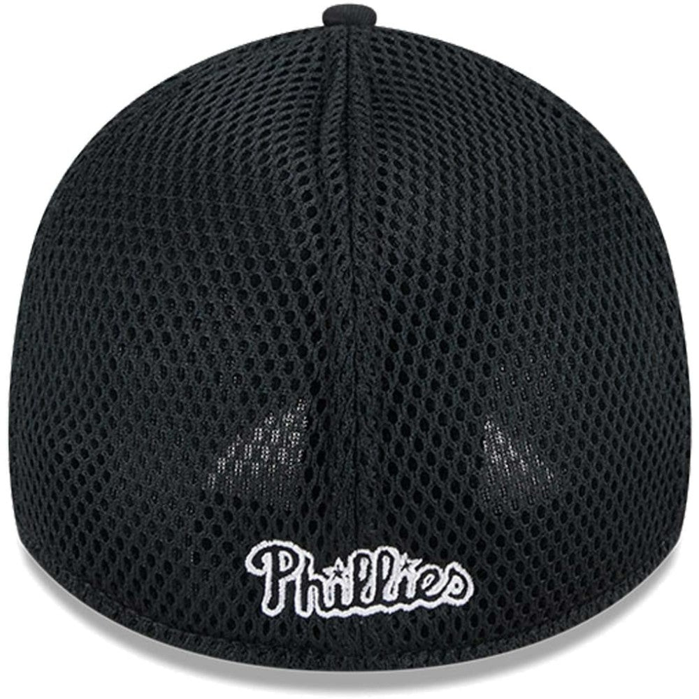 Philadelphia Phillies Neo 39THIRTY Flex Hat - Black/White | New Era