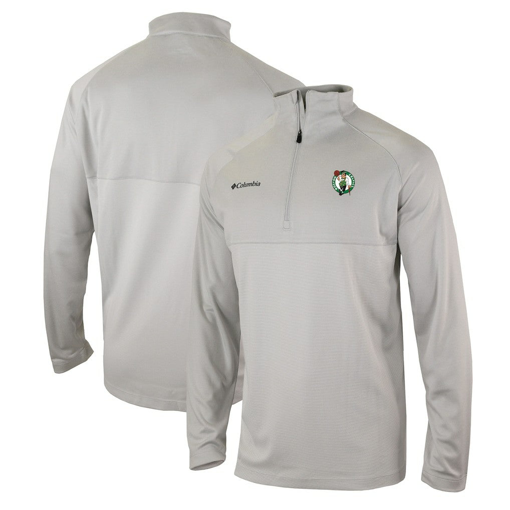 Boston Celtics Omni-Wick Rockin' It Quarter-Zip Pullover Top - Heather Gray | Columbia outlet