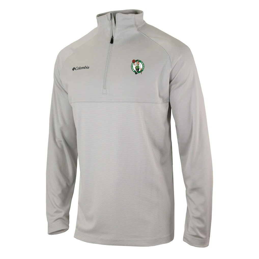 Boston Celtics Omni-Wick Rockin' It Quarter-Zip Pullover Top - Heather Gray | Columbia outlet