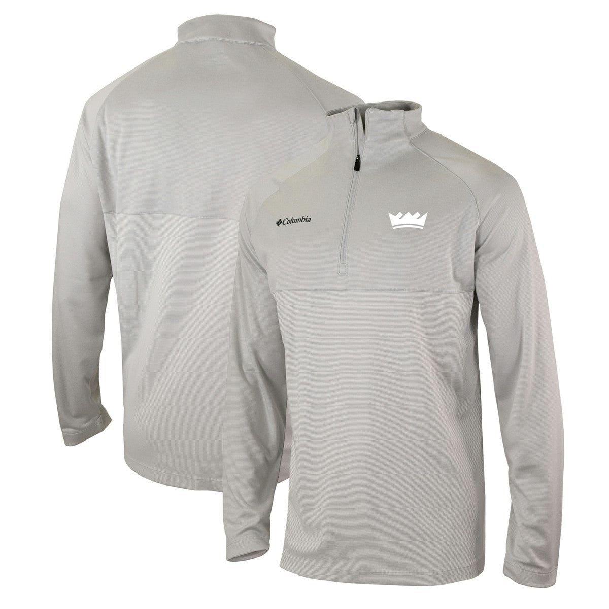 Sacramento Kings Omni-Wick Rockin' It Quarter-Zip Pullover Top - Heather Gray | Columbia on sale