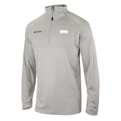 Sacramento Kings Omni-Wick Rockin' It Quarter-Zip Pullover Top - Heather Gray | Columbia on sale