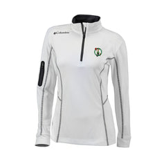 Boston Celtics Women's Omni-Wick Shotgun Quarter-Zip Pullover Top - White | Columbia on sale