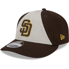 San Diego Padres 2025 Batting Practice Low Profile 9FIFTY Snapback Hat - Brown | New Era