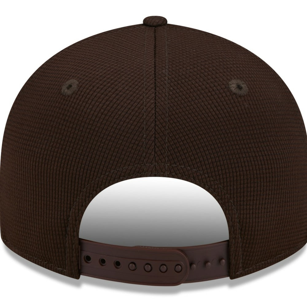 San Diego Padres 2025 Batting Practice Low Profile 9FIFTY Snapback Hat - Brown | New Era