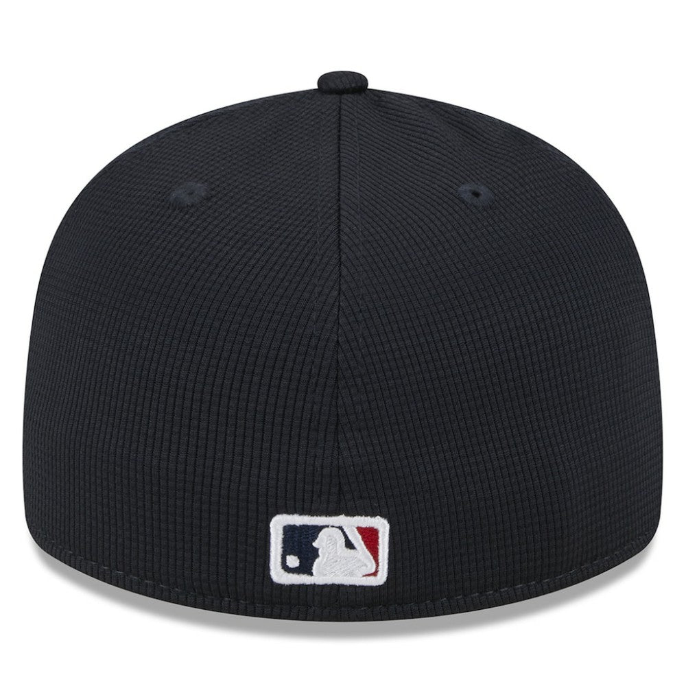 Atlanta Braves 2025 Batting Practice Low Profile 59FIFTY Fitted Hat - White | New Era