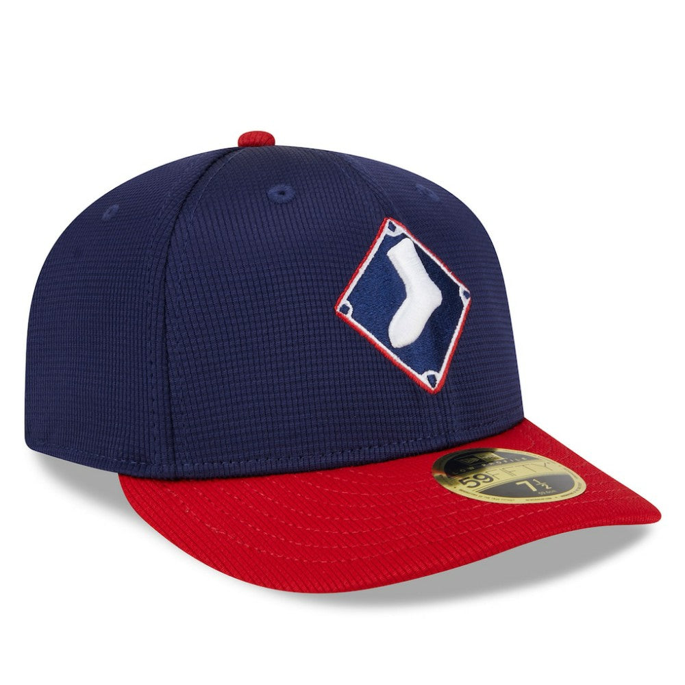 Chicago White Sox 2025 Batting Practice Low Profile 59FIFTY Fitted Hat - Navy | New Era
