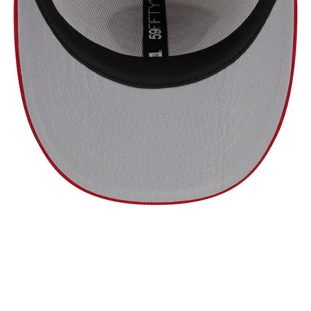 Cincinnati Reds 2025 Batting Practice Low Profile 59FIFTY Fitted Hat - White | New Era