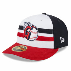 Cleveland Guardians 2025 Batting Practice Low Profile 59FIFTY Fitted Hat - White | New Era