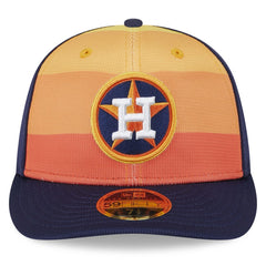 Houston Astros 2025 Batting Practice Low Profile 59FIFTY Fitted Hat - Orange | New Era