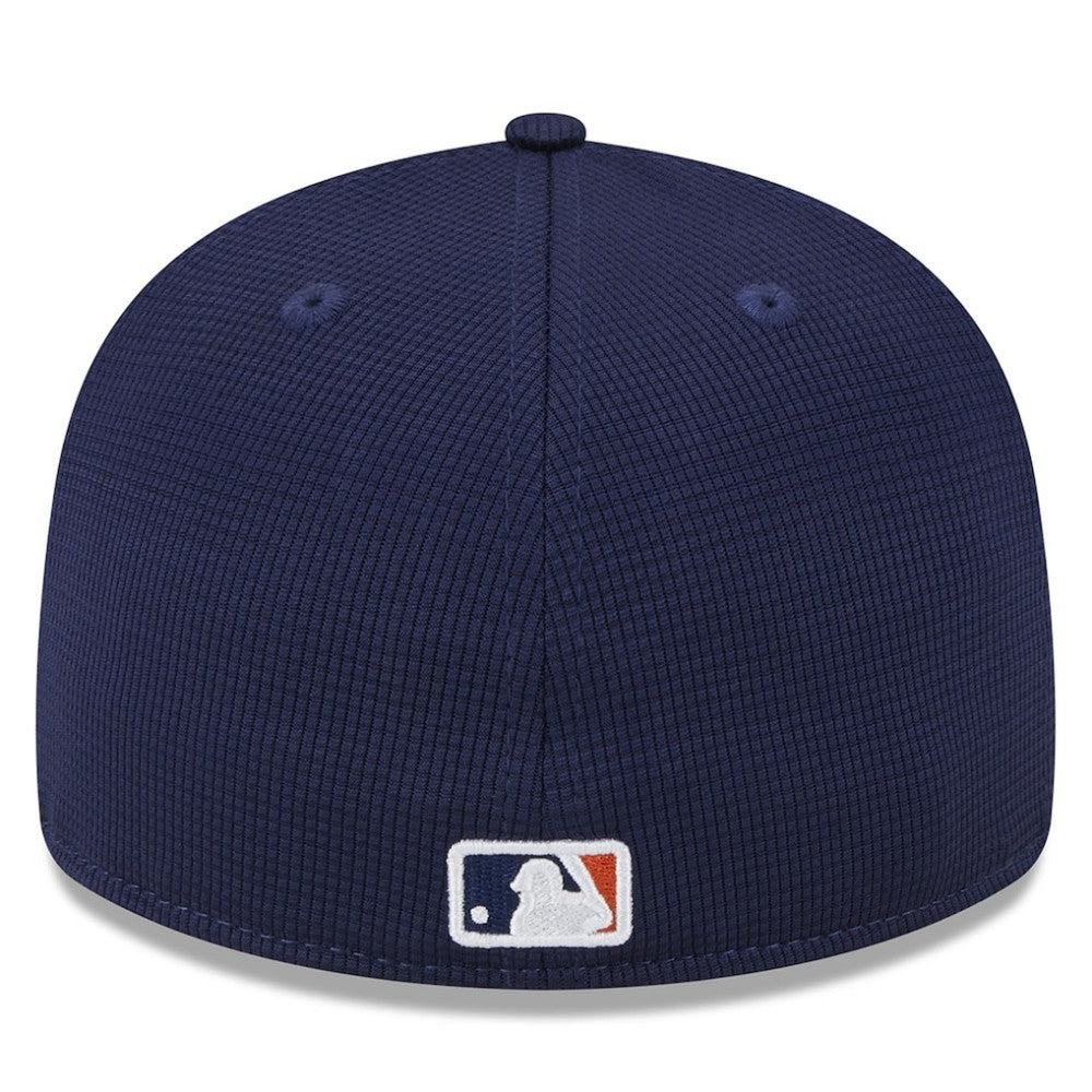 Houston Astros 2025 Batting Practice Low Profile 59FIFTY Fitted Hat - Orange | New Era