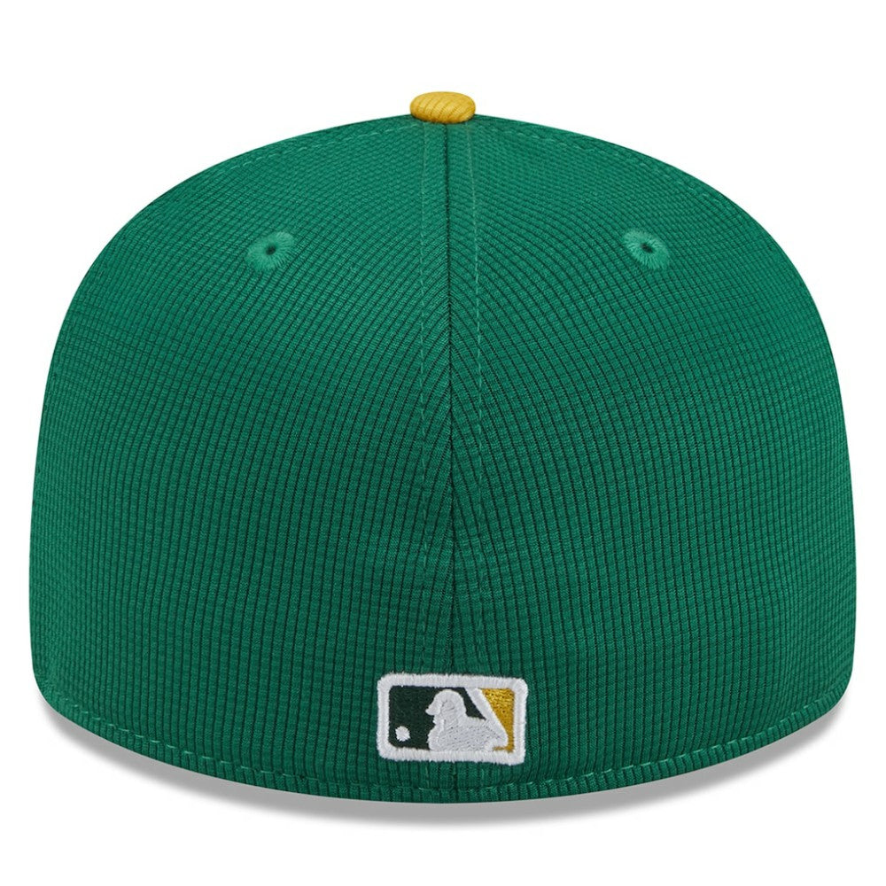 Athletics 2025 Batting Practice Low Profile 59FIFTY Fitted Hat - Kelly Green | New Era