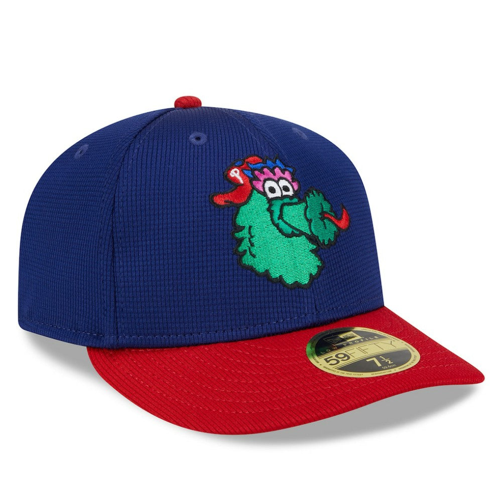 Philadelphia Phillies 2025 Batting Practice Low Profile 59FIFTY Fitted Hat - Navy | New Era