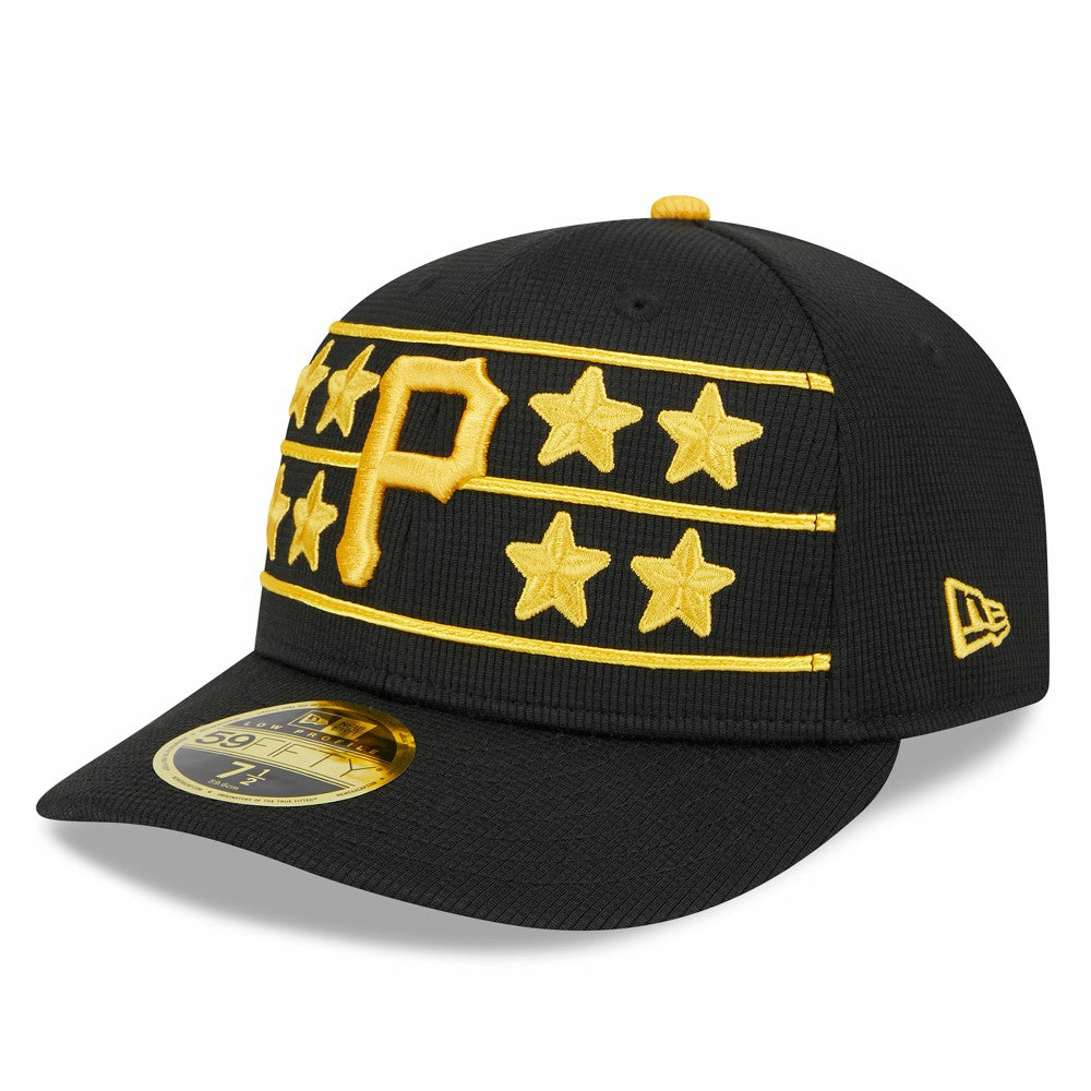 Pittsburgh Pirates 2025 Batting Practice Low Profile 59FIFTY Fitted Hat - Black | New Era