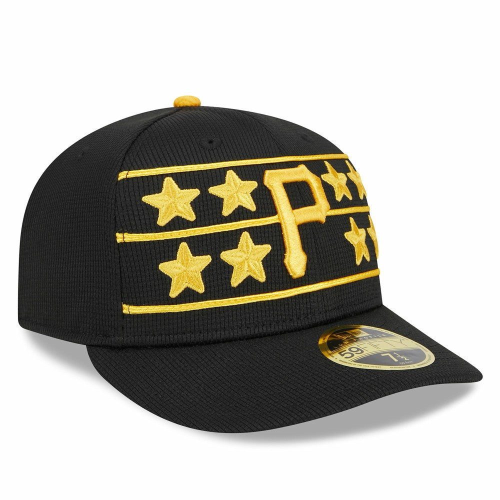 Pittsburgh Pirates 2025 Batting Practice Low Profile 59FIFTY Fitted Hat - Black | New Era