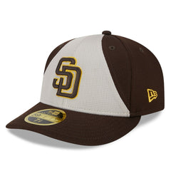 San Diego Padres 2025 Batting Practice Low Profile 59FIFTY Fitted Hat - Brown | New Era