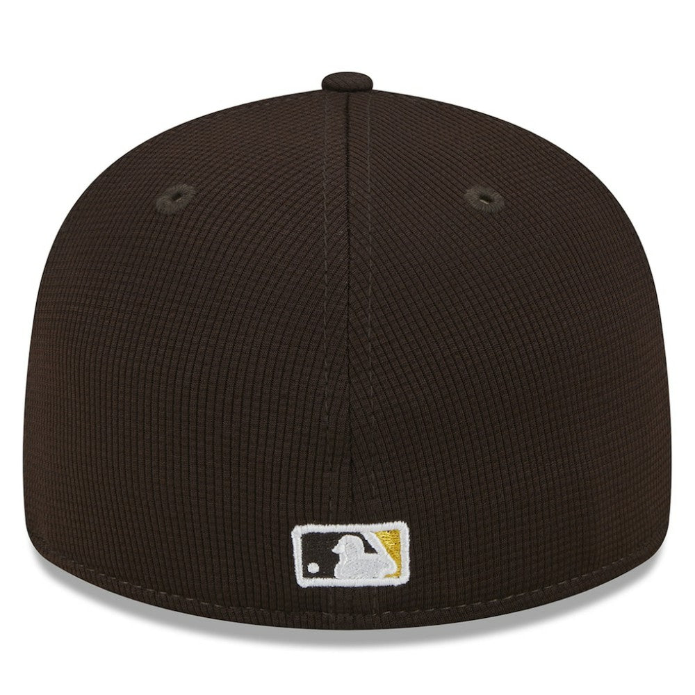 San Diego Padres 2025 Batting Practice Low Profile 59FIFTY Fitted Hat - Brown | New Era
