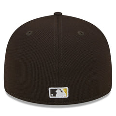 San Diego Padres 2025 Batting Practice Low Profile 59FIFTY Fitted Hat - Brown | New Era
