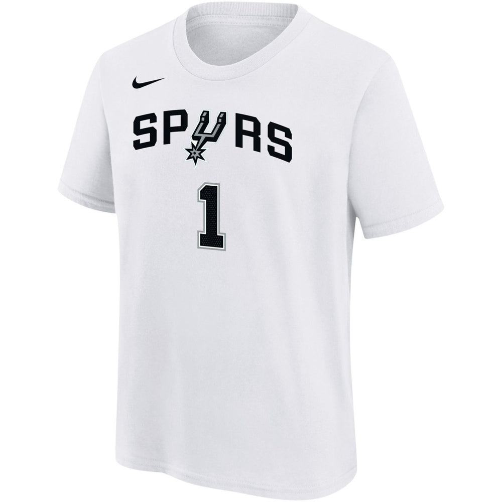 Victor Wembanyama San Antonio Spurs Youth Name & Number Association T-Shirt - White | Nike shop