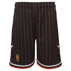 Chicago Bulls Youth Hardwood Classics Swingman Shorts - Black | Mitchell & Ness on sale