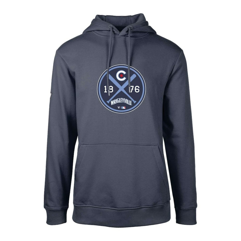Chicago Cubs Levelwear City Connect Podium Strike Pullover Hoodie - Navy