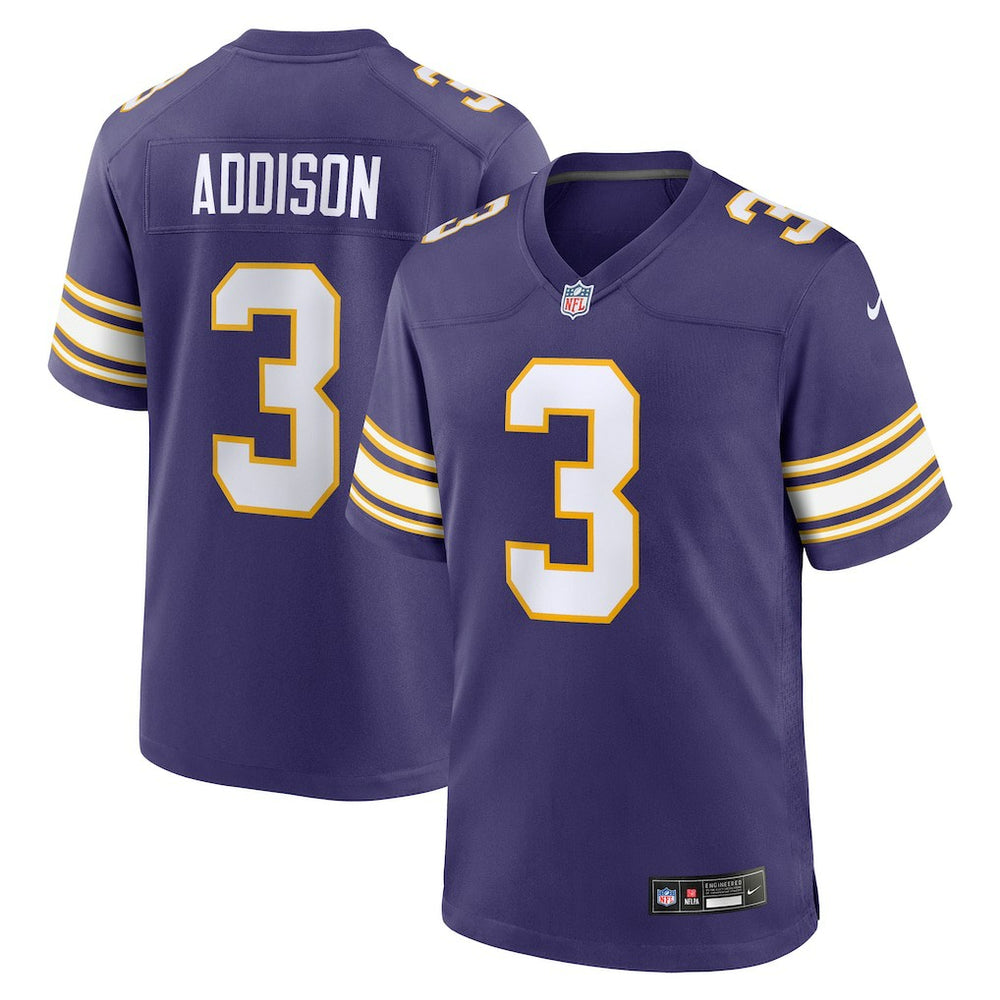 NFL Minnesota Vikings Jordan Addison  Alternate Game Jersey
