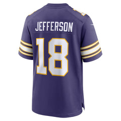 NFL Minnesota Vikings Justin Jefferson  Classic Player Game Jersey