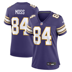 NFL Minnesota Vikings Randy Moss  Women's Classic Retired Player Game Jersey