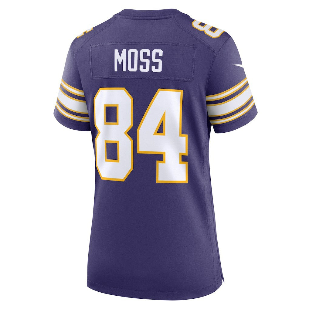 NFL Minnesota Vikings Randy Moss  Women's Classic Retired Player Game Jersey
