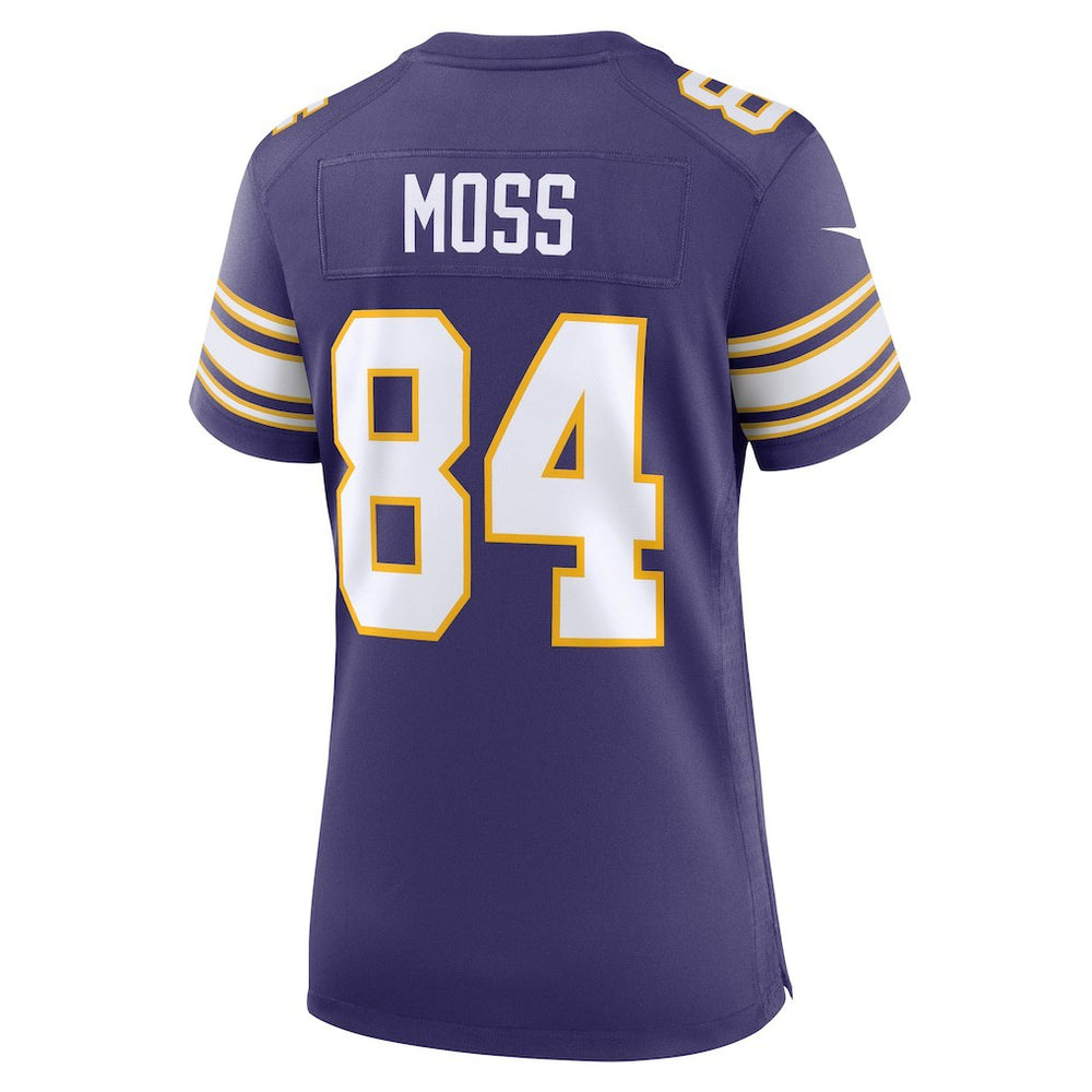 NFL Minnesota Vikings Randy Moss  Women's Classic Retired Player Game Jersey