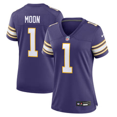 NFL Minnesota Vikings Warren Moon  Women's Classic Retired Player Game Jersey