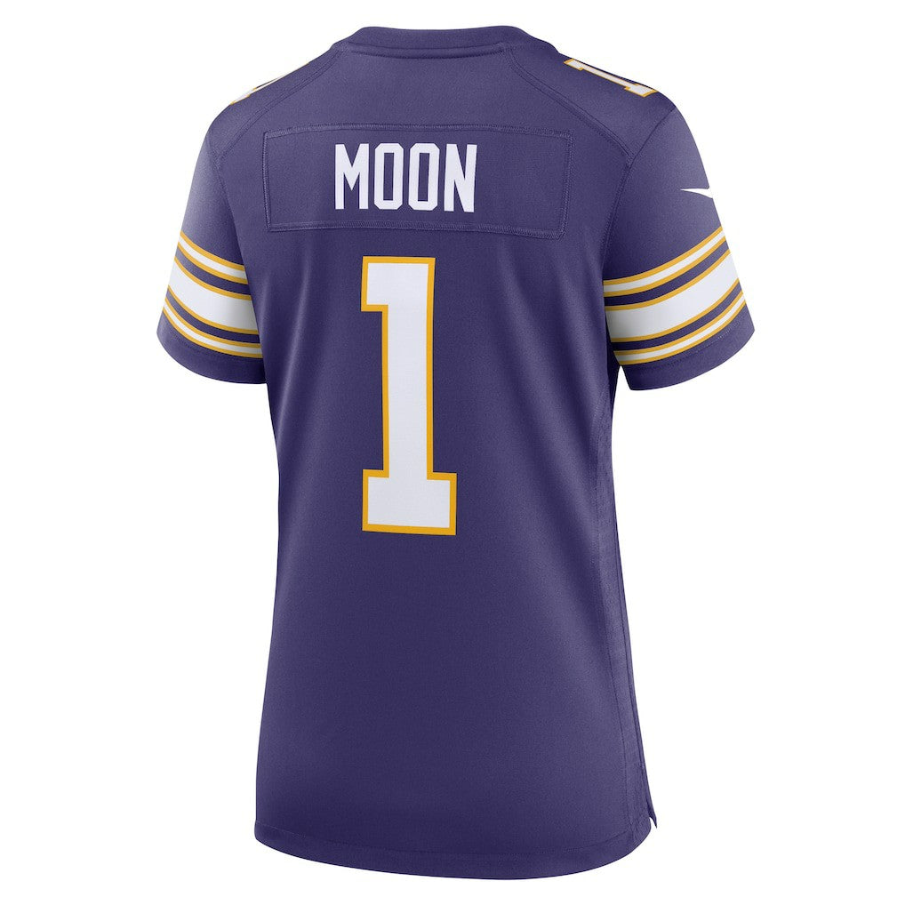 NFL Minnesota Vikings Warren Moon  Women's Classic Retired Player Game Jersey