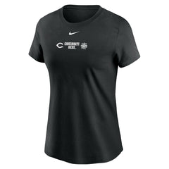 Cincinnati Reds Women's Over Shoulder T-Shirt - Black | Nike