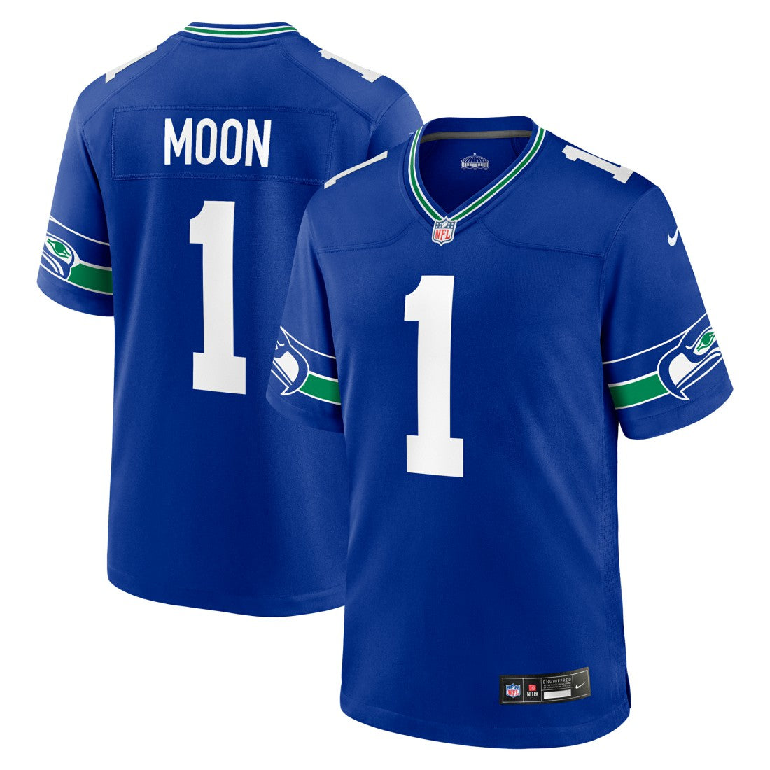 NFL Seattle Seahawks Warren Moon  Retired Player Alternate Game Jersey