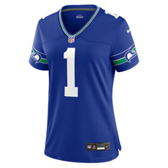 NFL Seattle Seahawks Warren Moon  Women's Throwback Retired Player Game Jersey
