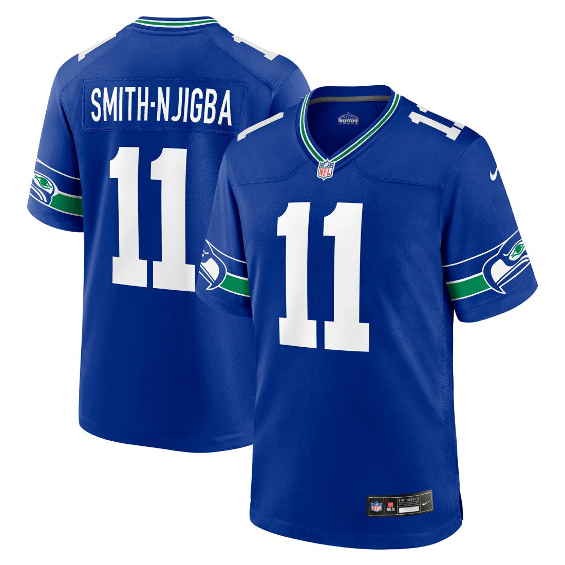 NFL Seattle Seahawks Jaxon Smith-Njigba  Throwback Player Game Jersey