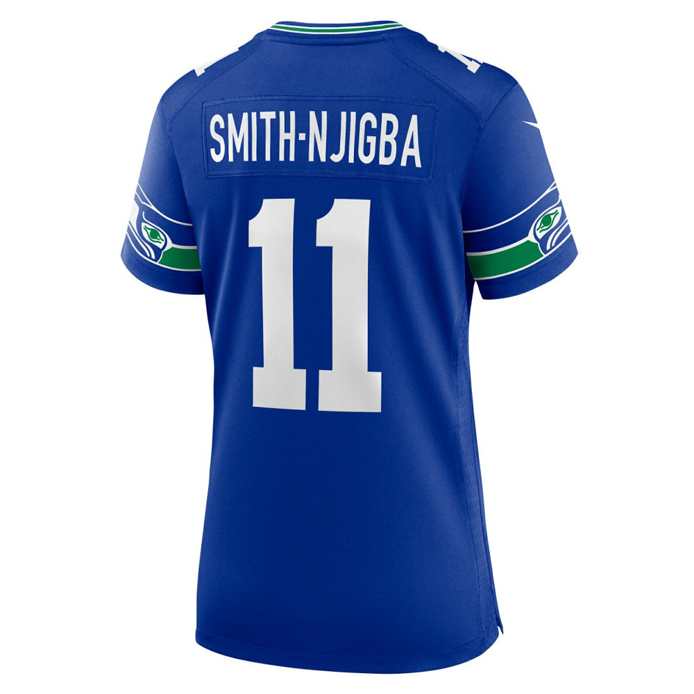 NFL Seattle Seahawks Jaxon Smith-Njigba  Women's Throwback Player Game Jersey