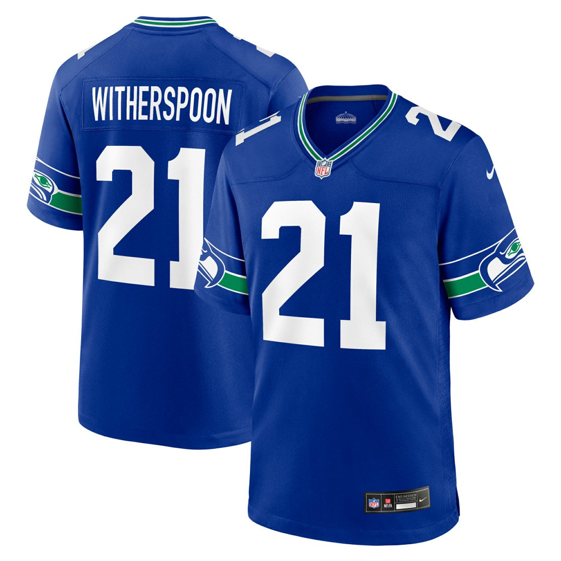 NFL Seattle Seahawks Devon Witherspoon  Throwback Player Game Jersey