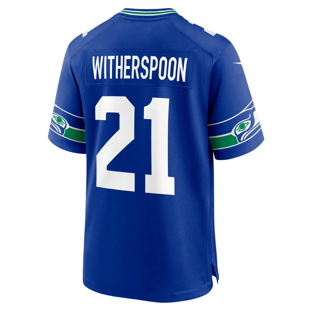 NFL Seattle Seahawks Devon Witherspoon  Throwback Player Game Jersey