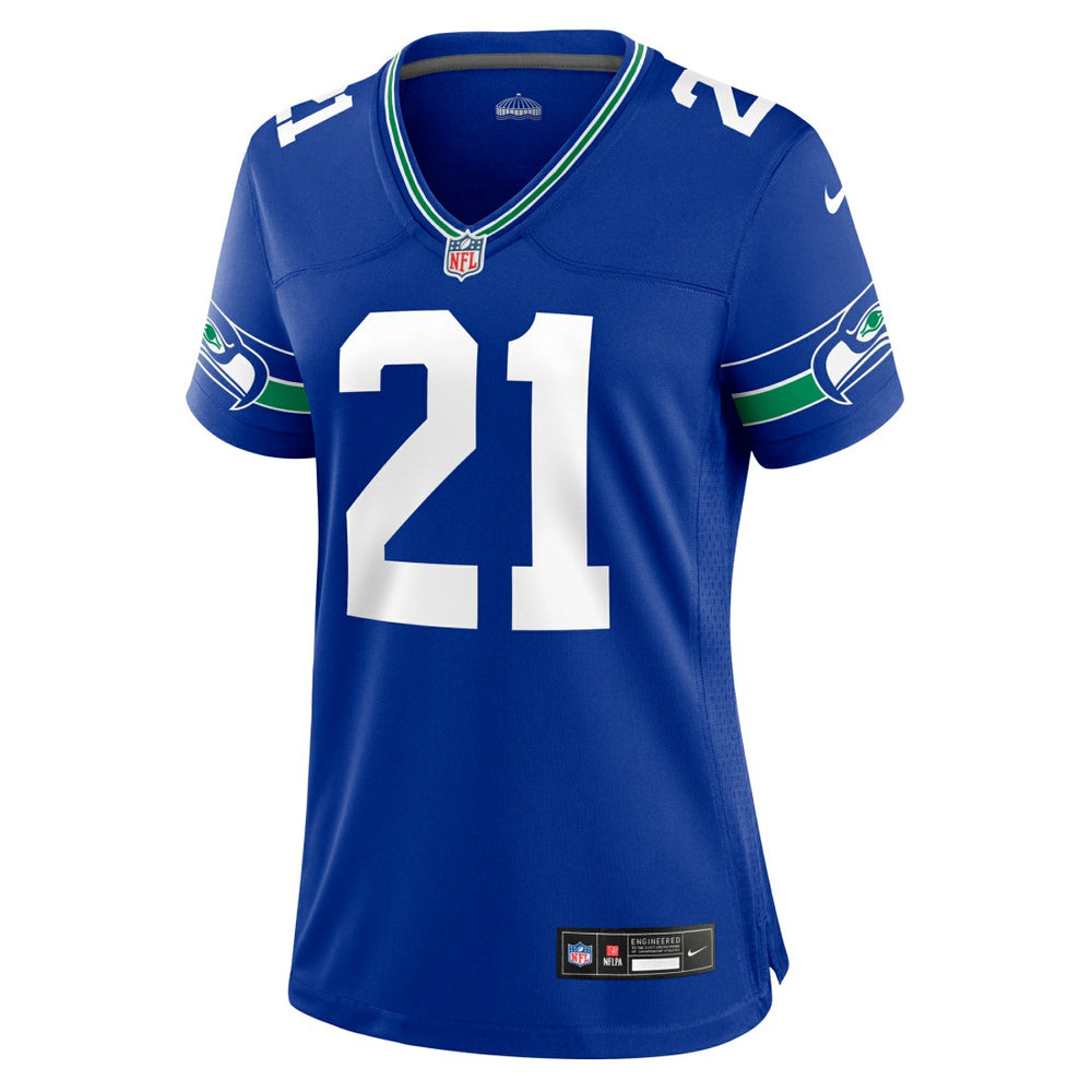 NFL Seattle Seahawks Devon Witherspoon  Women's Throwback Player Game Jersey