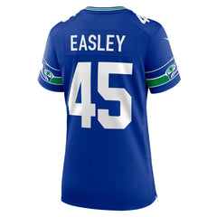 NFL Seattle Seahawks Kenny Easley  Women's Throwback Retired Player Game Jersey
